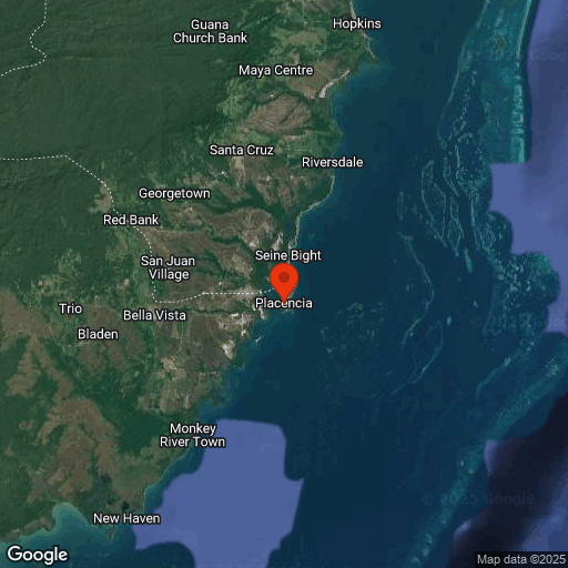 Map of Placencia