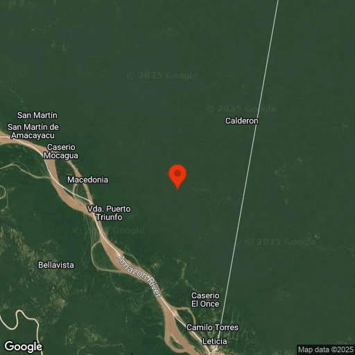 Map of Amazonie Colombienne