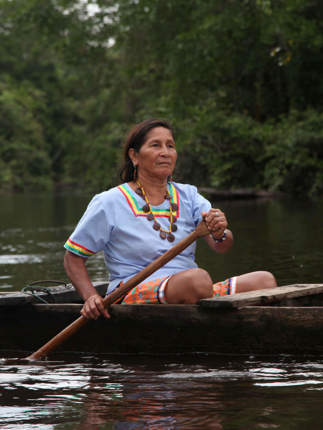 Meet local tribes who live on the Napo River