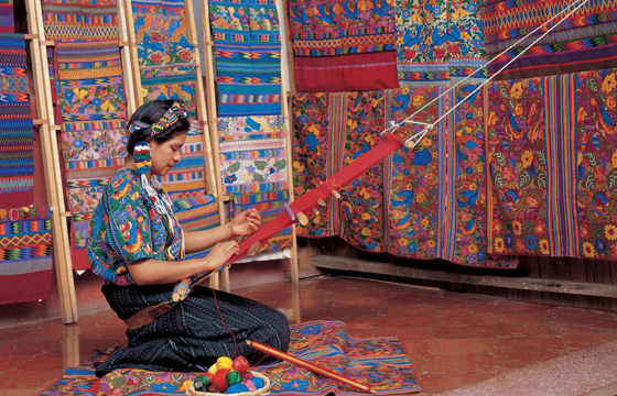 Mayan weaver, Guatemala