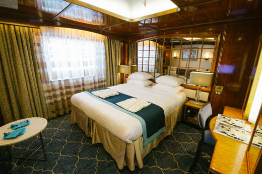 Sea Spirit cabins are all outside facing 