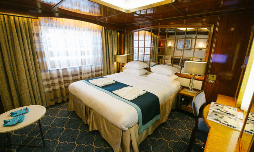 Sea Spirit cabins are all outside facing 