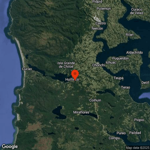 Map of Île de Chiloé
