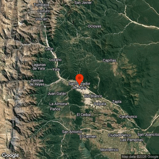 Map of Jujuy