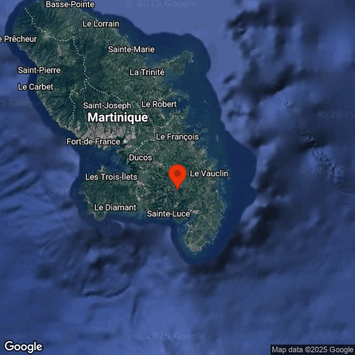 Map of Martinique