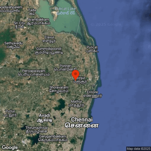 Map of Tamil Nadu