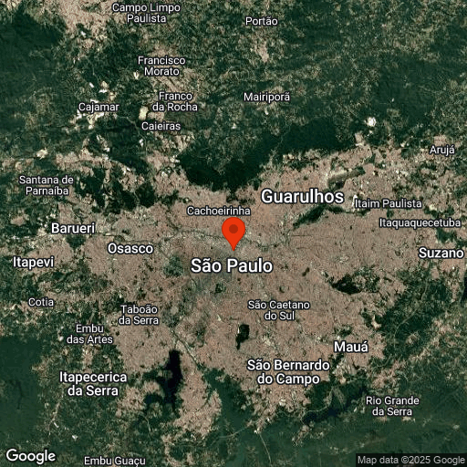 Map of São Paulo