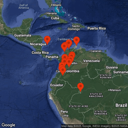 Map of Colombie