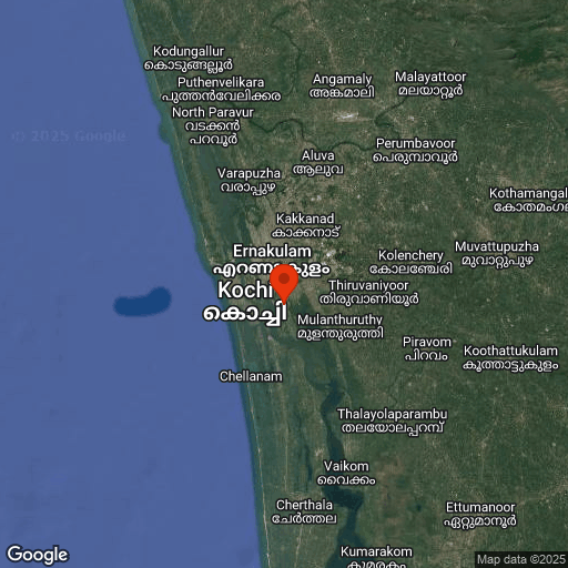 Map of Kerala