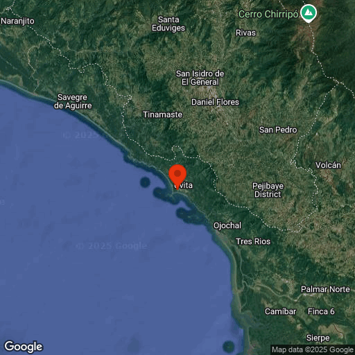 Map of Costa Ballena