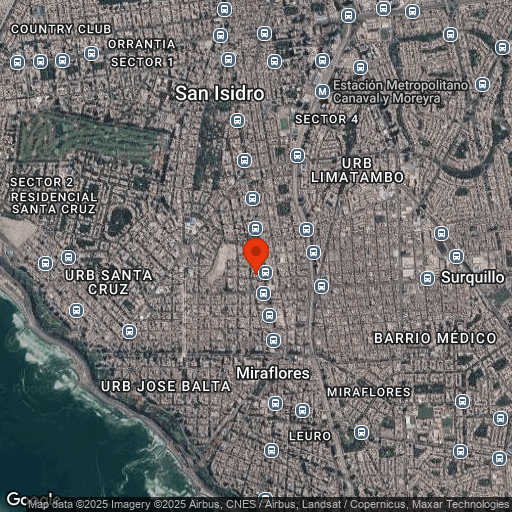 Map of Antigua Miraflores