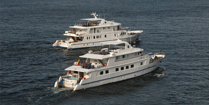 The Corals 1 & 2 in the Galapagos Islands