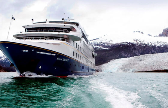 The Stella Australis expedition ship