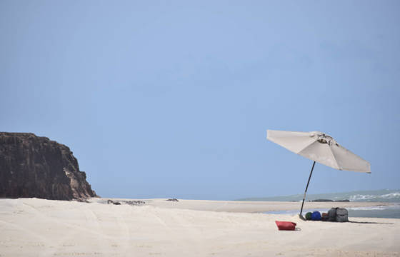Beach view of Barra Grande Ilheus