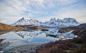 Cyrstal-clear Pehoe Lake Chile