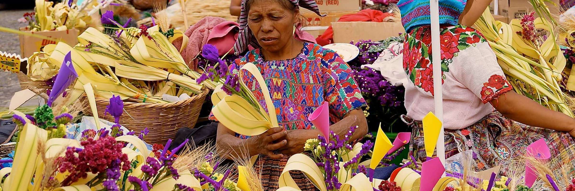 Riot of colours - Weavings and Flowers