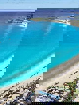 View of beautiful Maundays Bay