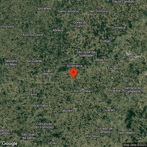 Map of Minas Gerais