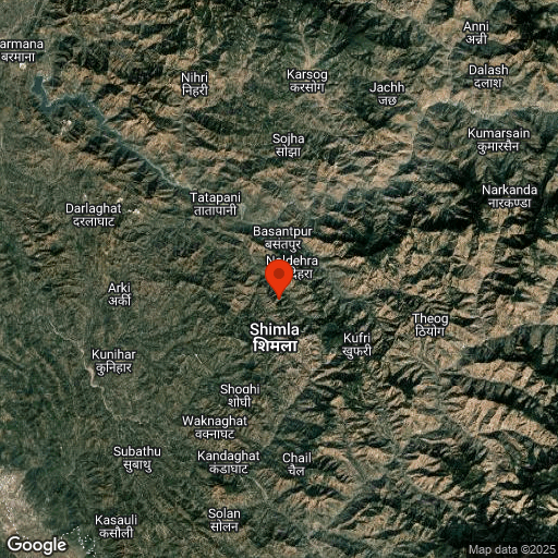 Map of Shimla