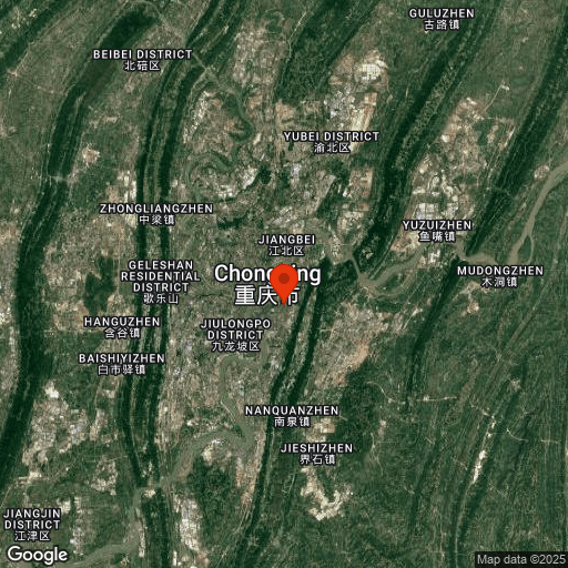 Map of Croisière Chine