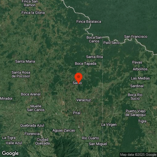 Map of Sarapiqui