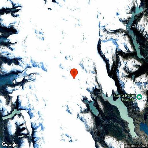 Map of Torres del Paine