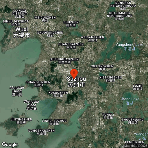 Map of Suzhou