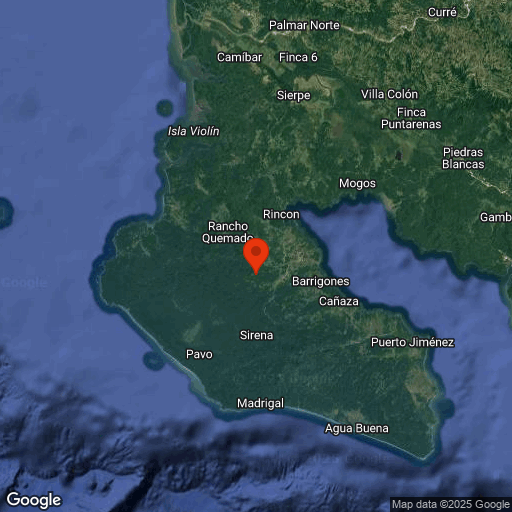 Map of Osa & Corcovado