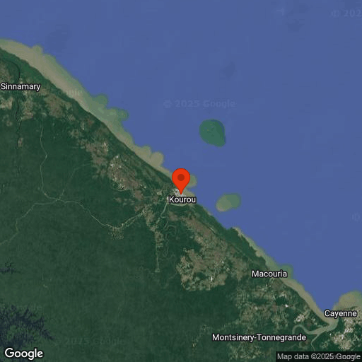 Map of Kourou