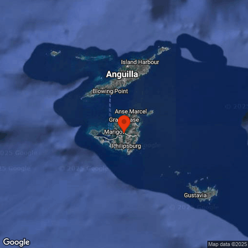 Map of Saint Martin