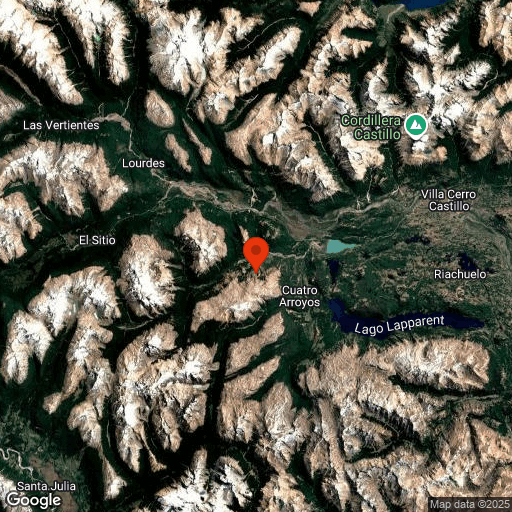 Map of Carretera Australe