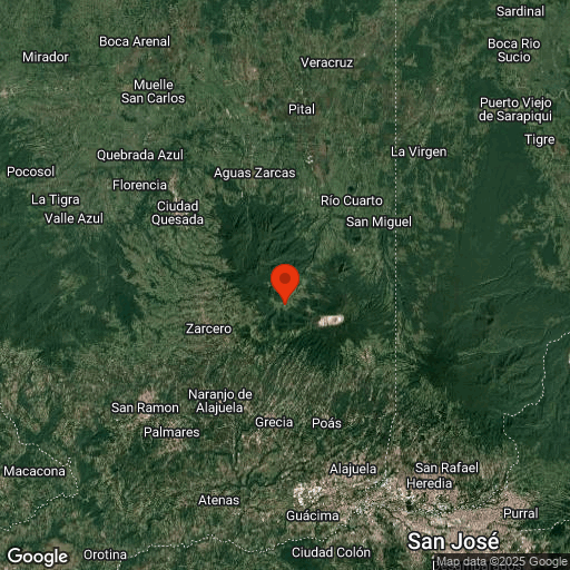 Map of Bajos del Toro