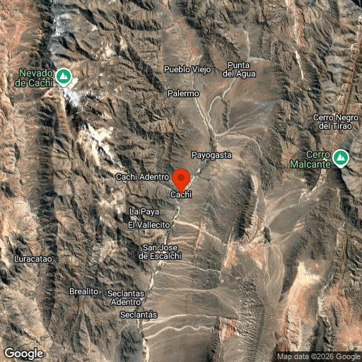 Map of Cachi