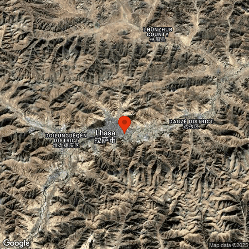 Map of Lhassa