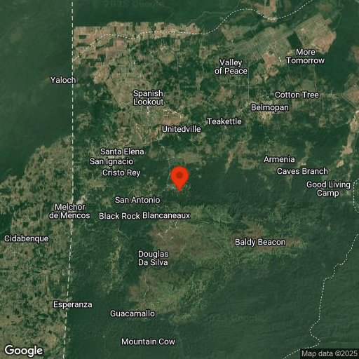 Map of Mountain Pine Ridge