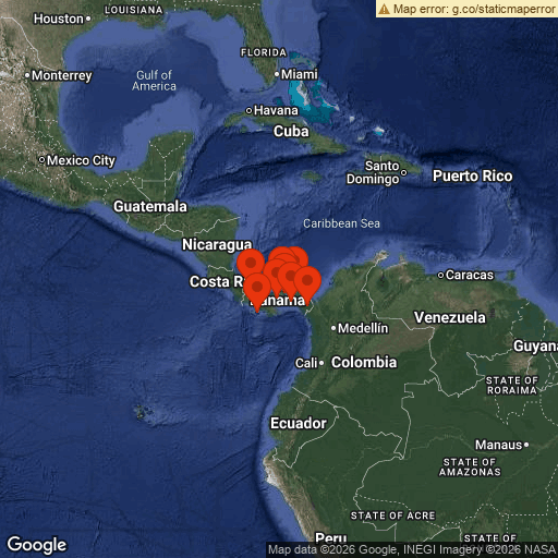 Map of Panama
