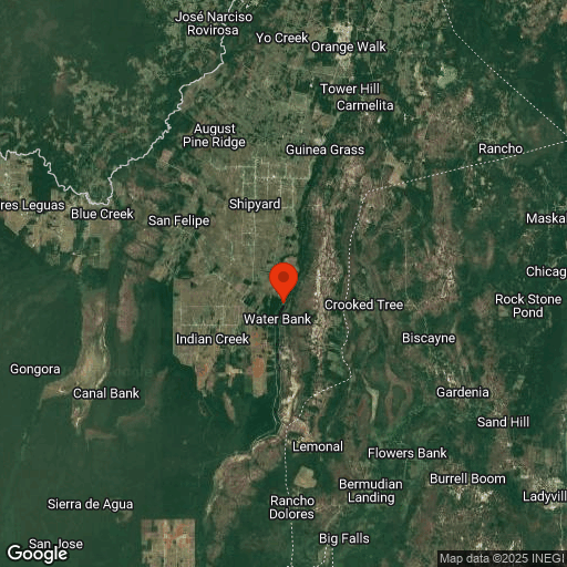 Map of Lamanai