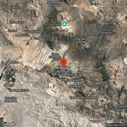 Map of Arequipa