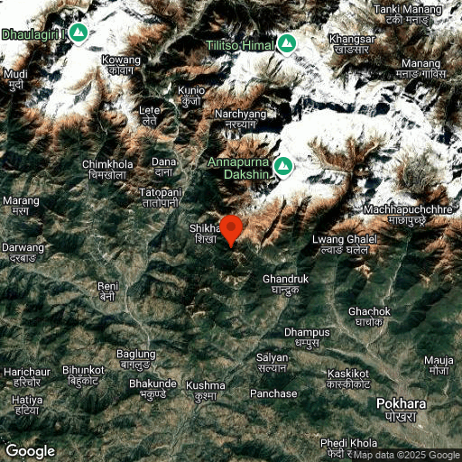 Map of Nepal