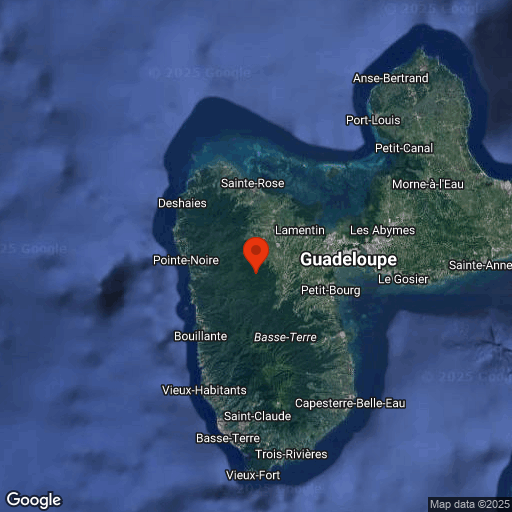 Map of Guadeloupe