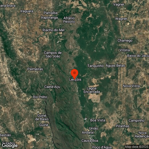 Map of Chapada Diamantina