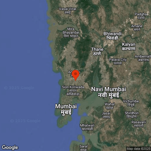 Map of Bombay