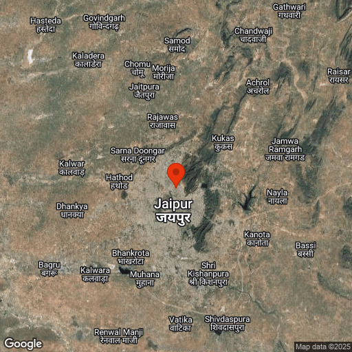 Map of Jaipur