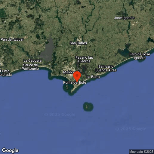 Map of Punta del Este