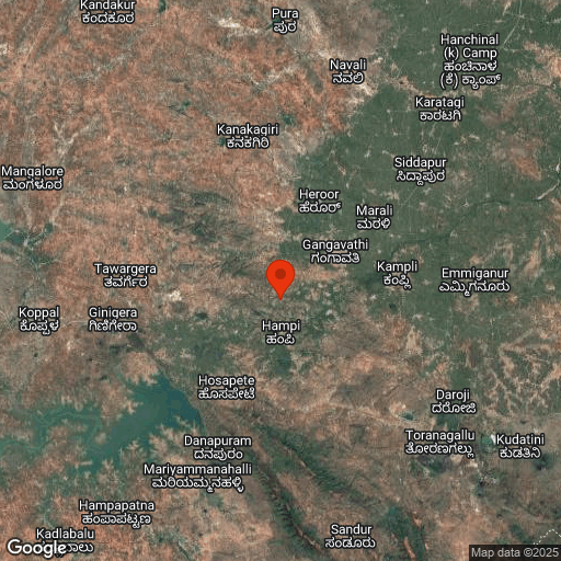 Map of Hampi