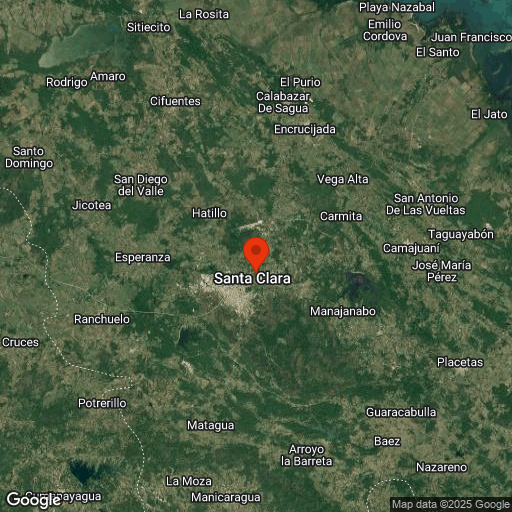 Map of Santa Clara