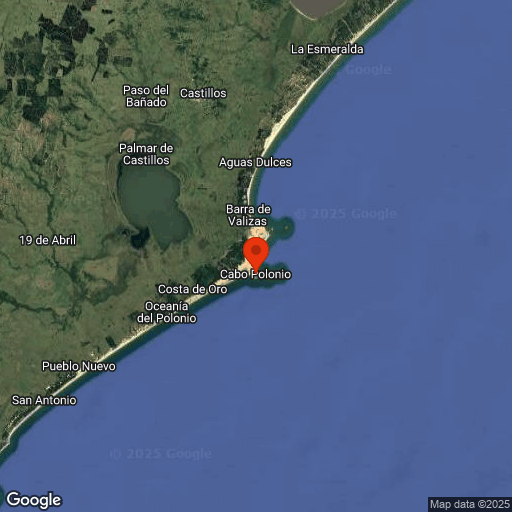 Map of Cabo Polonio