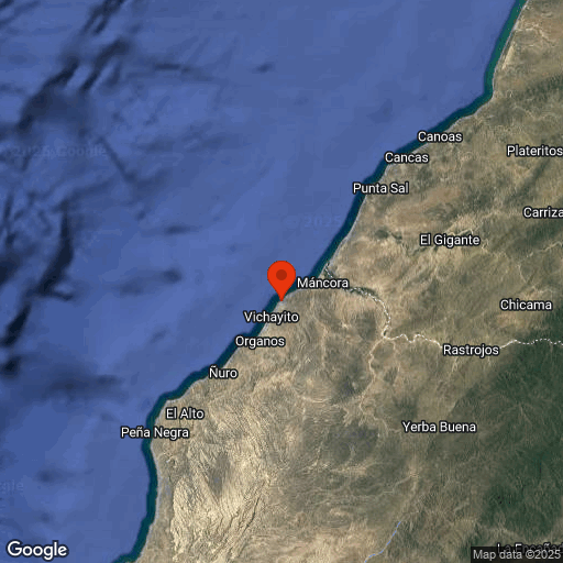 Map of Mancora