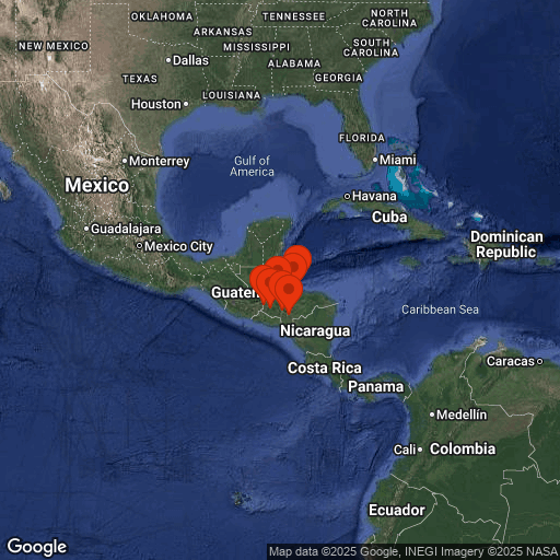 Map of Honduras