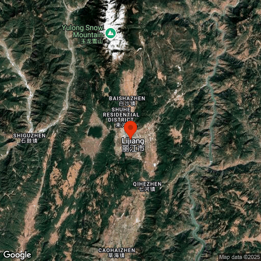 Map of Lijiang
